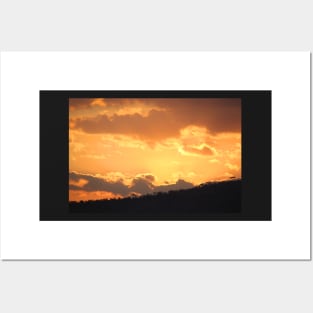 Dry Season Sunset, Serengeti National Park, Tanzania Posters and Art